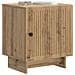 Armadio da Notte 2 pcs Rovere Artigianale 43 x 34,5 x 50 cm - Foto miniatura 2