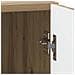 Armadio da Notte 2 pcs Rovere Artigianale 43 x 34,5 x 50 cm - Foto miniatura 9
