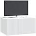 Mobile Porta TV da Muro Bianco 59,5 x 41 x 30 cm - Foto miniatura 3