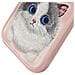Custodia Per Telefono Rosa In Silicone Con Design Di Gatto Per Iphone 16 Pro Nimmy - Foto miniatura 3