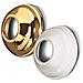 Rosone Mm. 75 In Ottone Per Canotto, Rosone Per Canotto Diametro Mm. 75 Altezza Mm. 30 Foro Mm. 32 In Ottone Dorato - Foto miniatura 1