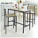 Set Tavolino Bar Con 2 Sgabelli, Arredo Da Giardino, tavolo Da Bar, Ogt03, it - Foto miniatura 3