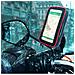 Supporto Moto / scooter + Custodia Impermeabile Smartphone 6.3"" Max - Nero - Foto miniatura 3