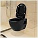 Wc Sospeso In Ceramica Nera - Foto miniatura 5