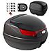 Bauletto Moto Scooter Baule Valigia Rigida Universale Nero Top Case - Foto miniatura 1