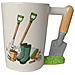 Tazza Mug Colazione In Ceramica Con Manico A Forma Di Pala Paletta Da Giardiniere - Foto miniatura 1