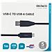 Cavo Da Usb-a A Usb-c, 1m, 3a, Usb 2.0, Nero - Foto miniatura 3