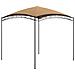 Gazebo 3x3x2,65 m Grigio Talpa 180 g / m² - Foto miniatura 1
