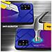 Cadorabo Custodia Compatibile Con Samsung Galaxy A71 5g In Viola - Rosso - Coperchio Protettivo Bicolore In Vetro Temperato E Silicone Tpu - Foto miniatura 3