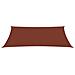 Parasole a Vela Oxford Rettangolare 5x6 m Terracotta - Foto miniatura 2