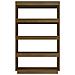 Libreria / divisorio Marrone Miele 80x35x135 Cm In Legno Di Pino - Foto miniatura 3