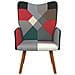 Poltrona Relax in Tessuto Patchwork - Foto miniatura 4