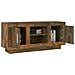 Mobile Tv Rovere Fumo 102x35x45 Cm In Legno Multistrato - Foto miniatura 2