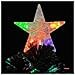 Albero di Natale con Fiocchi di Neve LED Nero 64cm Fibra Ottica - Foto miniatura 6