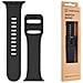 Cinturino 794 Originale Silicone Per Apple Watch 1-2-3-4-5-6-7-8-se 42 44 45mm Black - Foto miniatura 1