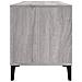 Mobile Porta Dischi Grigio Sonoma 100x38x48cm Legno Multistrato - Foto miniatura 5
