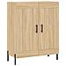 Credenza Rovere Sonoma 69,5x34x90 Cm In Legno Multistrato - Foto miniatura 2
