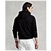 Felpa Uomo Nera Con Cappuccio Nera Lunar New Year Polo Bear Hoodie Sweatshirt Felpa Polo Con Orsetto Cappuccio E Tasche Tg S - Foto miniatura 2