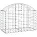 Cesto Gabbione Ad Arco 100x50x60/80 Cm Ferro Zincato - Foto miniatura 1
