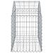 Cesto Gabbione Ad Arco 100x50x60/80 Cm Ferro Zincato - Foto miniatura 3