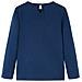 Maglietta Per Bambini Maniche Lunghe Blu Marino 116 - Foto miniatura 2