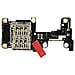 Ricambio Flat Connettore Lettore Sim Originale 4973675 Per Gt2 (Service Pack) - Foto miniatura 1