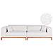 Divano 4 Posti Veng Bouclé Bianco Sporco - Foto miniatura 2