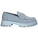 Blue Casual Closed Loafers Mocassino Pelle Scarpe Donna Blu Eu 41, 2-24723-20 843 - Foto miniatura 1