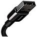Cavo Di Ricarica E Trasferimento Usb-lightning Tungsten Gold 2,4a 1m, Nero - Foto miniatura 2