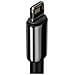 Cavo Di Ricarica E Trasferimento Usb-lightning Tungsten Gold 2,4a 1m, Nero - Foto miniatura 4