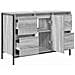 Mobile Lavabo con Cassetti Grigio Sonoma 90x34,5x60 cm - Foto miniatura 4