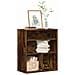 Libreria Rovere Fumo 60x30x71,5 Cm In Legno Multistrato - Foto miniatura 1