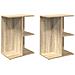 Comodini 2 Pz Rovere Sonoma 46,5x29x61 Cm In Legno Multistrato - Foto miniatura 2