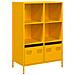 Credenza Giallo Senape 68x39x103,5 Cm In Acciaio - Foto miniatura 2