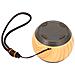 Mini Altoparlante Bluetooth Portatile Con Grana Di Legno - Brown - Foto miniatura 2
