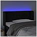 Testiera a LED Nera 103x16x78/88 cm in Velluto - Foto miniatura 4