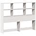 Letto Libreria senza Materasso Bianco 160x200 cm Legno di Pino - Foto miniatura 6