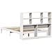 Letto Libreria senza Materasso Bianco 160x200 cm Legno di Pino - Foto miniatura 8