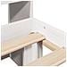 Letto Libreria senza Materasso Bianco 160x200 cm Legno di Pino - Foto miniatura 9