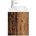 Mobile da Bagno con Lavabo Integrato e Rubinetto Legno Antico - Foto miniatura 7