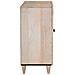 Credenza Bianco 60 x 33 x 75 cm legno massello di mango - Foto miniatura 4