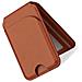Portacarte Magnetico Magsafe Universale Con Supporto Rotante - Compatibile Con Iphone E Android Brown - Foto miniatura 3