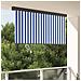 Tenda a Rullo Esterna Striped Blu e bianco 220 x 250 cm Tessuto - Foto miniatura 2