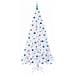 Albero di Natale artificiale Bianco 210 cm PVC e Acciaio - Foto miniatura 3