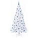 Albero di Natale artificiale Bianco 210 cm PVC e Acciaio - Foto miniatura 4