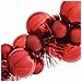 Ghirlanda di Palline di Natale Rosso 186 cm Polistirolo - Foto miniatura 6