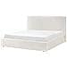 Letto Contenitore Bouclé Vion 180 X 200 Cm Bianco Sporco - Foto miniatura 4