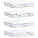 Scaffale da parete 4 pcs Marmo Bianco 23 x 23,5 x 4 cm - Foto miniatura 1