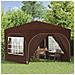 Tenda per feste a pop-up 290 x 290 x 245 cm Marrone - Foto miniatura 3