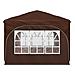 Tenda per feste a pop-up 290 x 290 x 245 cm Marrone - Foto miniatura 8